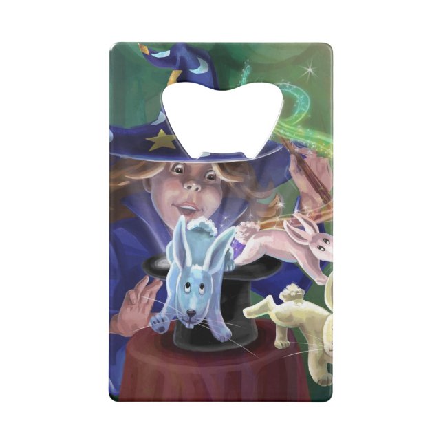 Abrebotellas De Tarjeta De Crédito Acto mágico (Reverso)