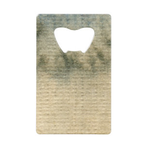 Abrebotellas De Tarjeta De Crédito acuarela gris-azul 6 del fondo
