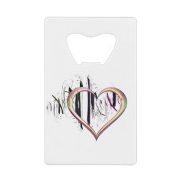 Abrebotellas De Tarjeta De Crédito Al corazón sea verdadero