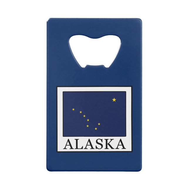 Abrebotellas De Tarjeta De Crédito Alaska (Anverso)