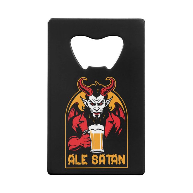 Abrebotellas De Tarjeta De Crédito Ale Satan - Beer Beer (Anverso)