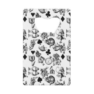 Abrebotellas De Tarjeta De Crédito Alice White Rabbit Wonderland Classic