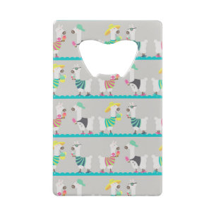 Abrebotellas De Tarjeta De Crédito Alpacas de verano