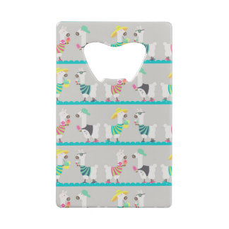 Abrebotellas De Tarjeta De Crédito Alpacas de verano