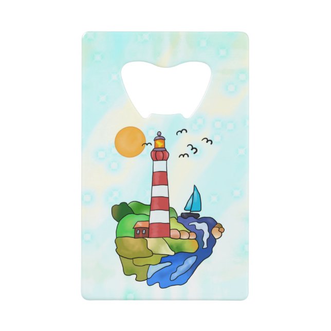 Abrebotellas De Tarjeta De Crédito Am Meer  (Anverso)