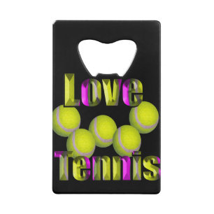 Abrebotellas De Tarjeta De Crédito Ama el diseño de tenis,