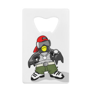 Abrebotellas De Tarjeta De Crédito Amigo del Pingüino de Guay