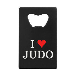 Abrebotellas De Tarjeta De Crédito Amo a Judo