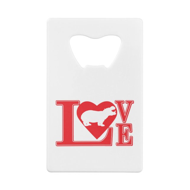 ABREBOTELLAS DE TARJETA DE CRÉDITO AMOR DE HIPPO (Reverso)