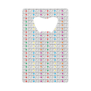 Abrebotellas De Tarjeta De Crédito AMOR es AMOR igualdad cita en colores arcoiris