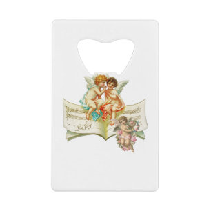 Abrebotellas De Tarjeta De Crédito ángel de música cherubs