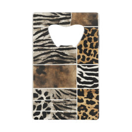 Abrebotellas De Tarjeta De Crédito Animal Print - Bottle Opener