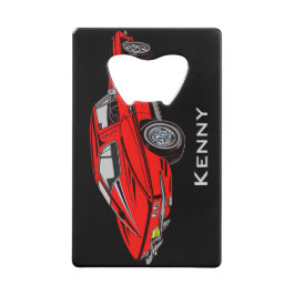 Abrebotellas De Tarjeta De Crédito Apertura de botella de diseño clásico de Mustang r