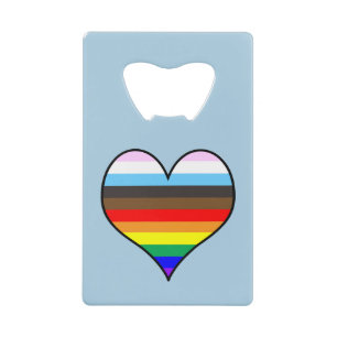 Abrebotellas De Tarjeta De Crédito Apertura de botella de tarjeta de crédito Rainbow 