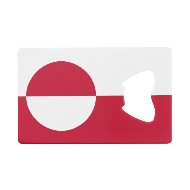 Abrebotellas De Tarjeta De Crédito Apertura de botellas de acero con bandera de Groen (Anverso (Horizontal))