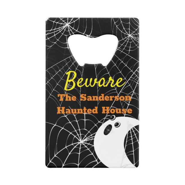 Abrebotellas De Tarjeta De Crédito Apertura de botellas de acero inoxidable (Anverso)