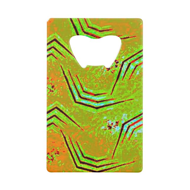 Abrebotellas De Tarjeta De Crédito Apertura de botellas de acero inoxidable (Anverso)