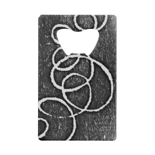 Abrebotellas De Tarjeta De Crédito Apertura de botellas de acero inoxidable (Anverso)