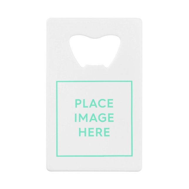 Abrebotellas De Tarjeta De Crédito Apertura de botellas de acero inoxidable (Anverso)