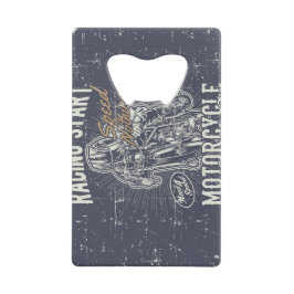 Abrebotellas De Tarjeta De Crédito Apertura de botellas de acero inoxidable para moto