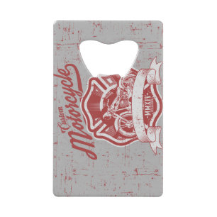 Abrebotellas De Tarjeta De Crédito Apertura de botellas de acero inoxidable para moto