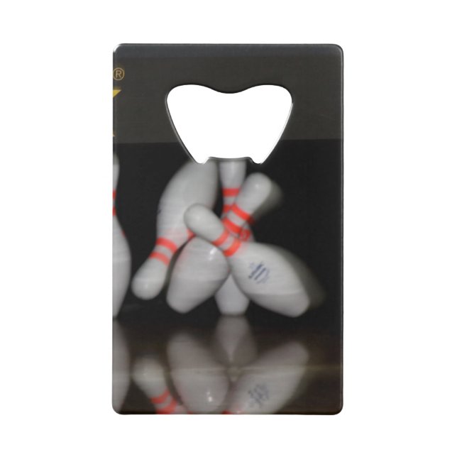 Abrebotellas De Tarjeta De Crédito Apertura de botellas de boliche (Anverso)