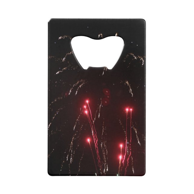 Abrebotellas De Tarjeta De Crédito Apertura de botellas de fuegos artificiales (Anverso)