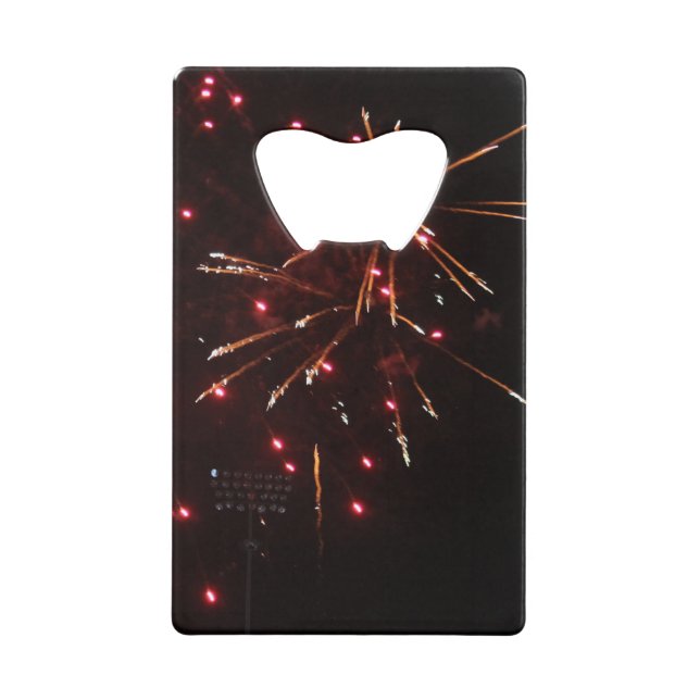 Abrebotellas De Tarjeta De Crédito Apertura de botellas de fuegos artificiales (Anverso)