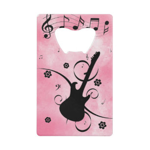 Abrebotellas De Tarjeta De Crédito Apertura de botellas de guitarra