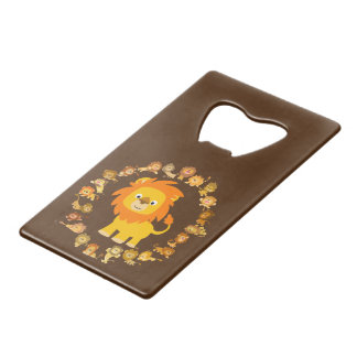Abrebotellas De Tarjeta De Crédito Apertura de botellas de Lion Mandala, Personalizad