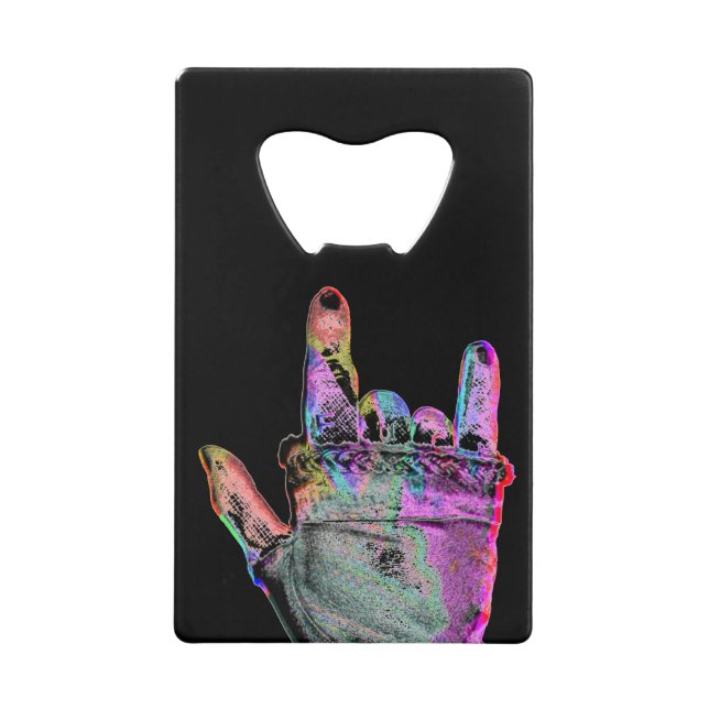 Abrebotellas De Tarjeta De Crédito Apertura de botellas de mano (Anverso)