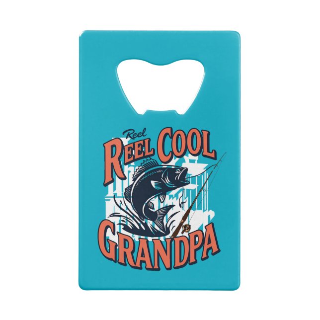 Abrebotellas De Tarjeta De Crédito Apertura de botellas inoxidable Reel Guay Grandpa (Reverso)
