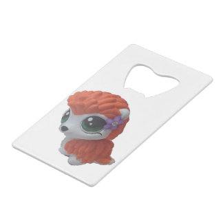 Abrebotellas De Tarjeta De Crédito Apertura de botellas Rockabilly Hedgehog