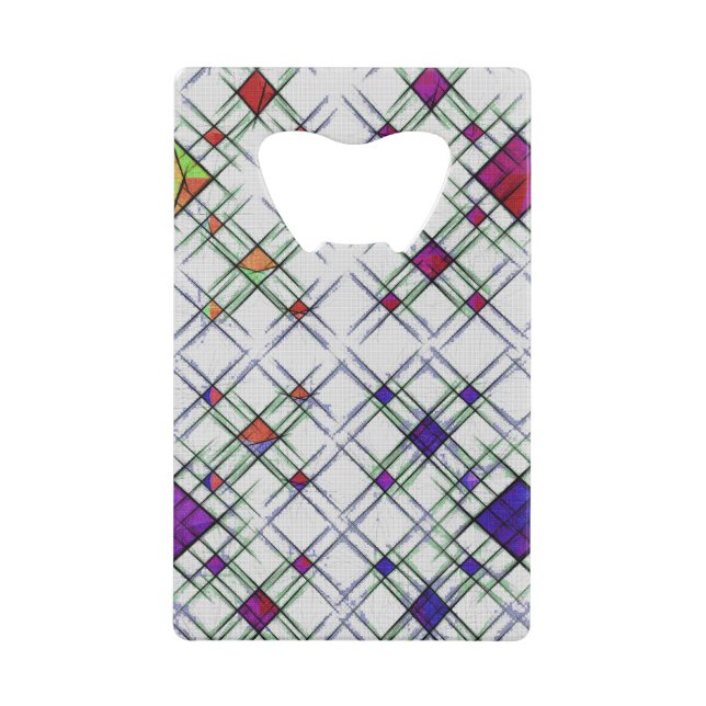 Abrebotellas De Tarjeta De Crédito Apertura de frasco de tejido cuántico (Anverso)