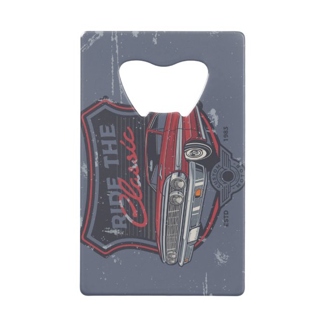 Abrebotellas De Tarjeta De Crédito Apertura de frascos de acero inoxidable en calient (Anverso)