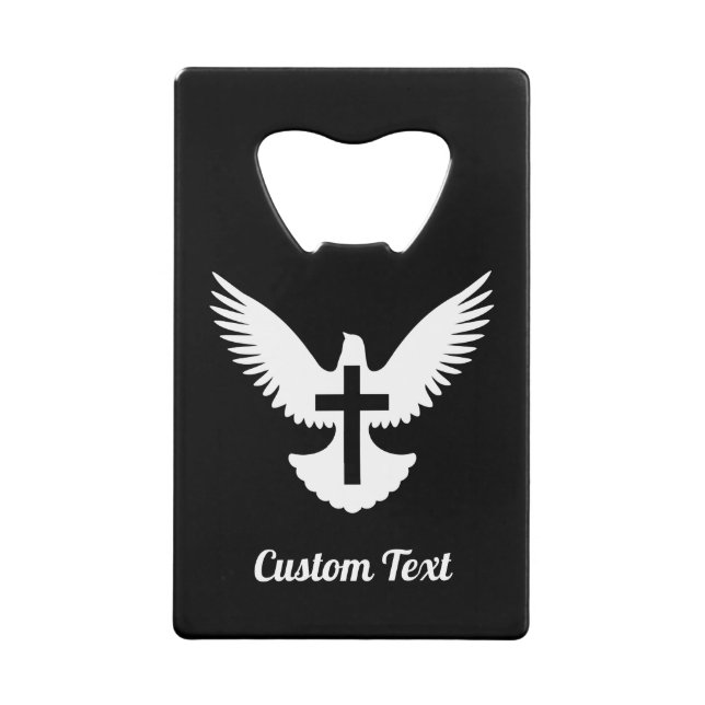 Abrebotellas De Tarjeta De Crédito Apertura del frasco de la tarjeta de crédito cruza (Anverso)