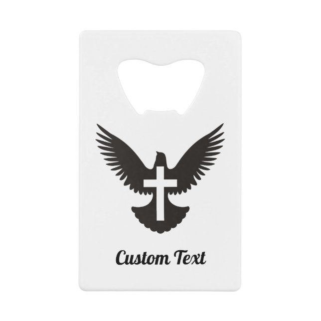 Abrebotellas De Tarjeta De Crédito Apertura del frasco de la tarjeta de crédito cruza (Anverso)