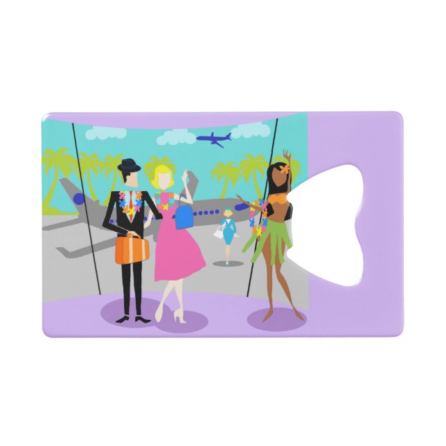 Abrebotellas De Tarjeta De Crédito Apertura del frasco de la tarjeta de crédito para  (Anverso (Horizontal))