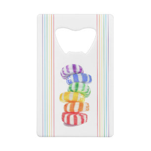 Abrebotellas De Tarjeta De Crédito Apertura del frasco de la tarjeta de crédito RAINB
