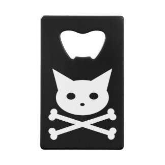 Abrebotellas De Tarjeta De Crédito Apertura del frasco de la tarjeta de crédito Skull