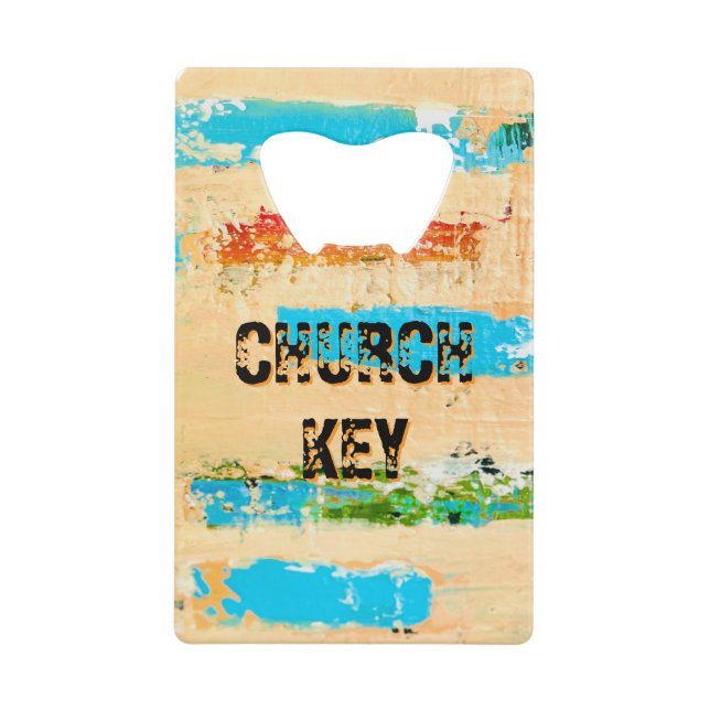 Abrebotellas De Tarjeta De Crédito Apertura divertida del acelerador (Anverso)