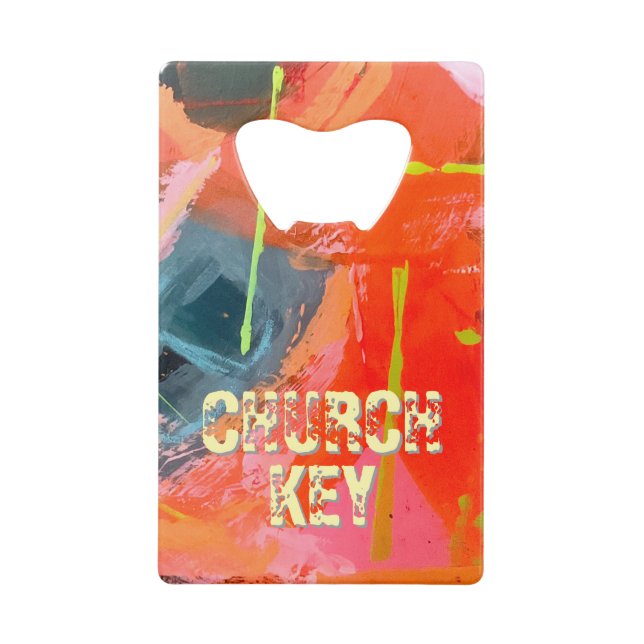 Abrebotellas De Tarjeta De Crédito Apertura divertida del acelerador (Anverso)