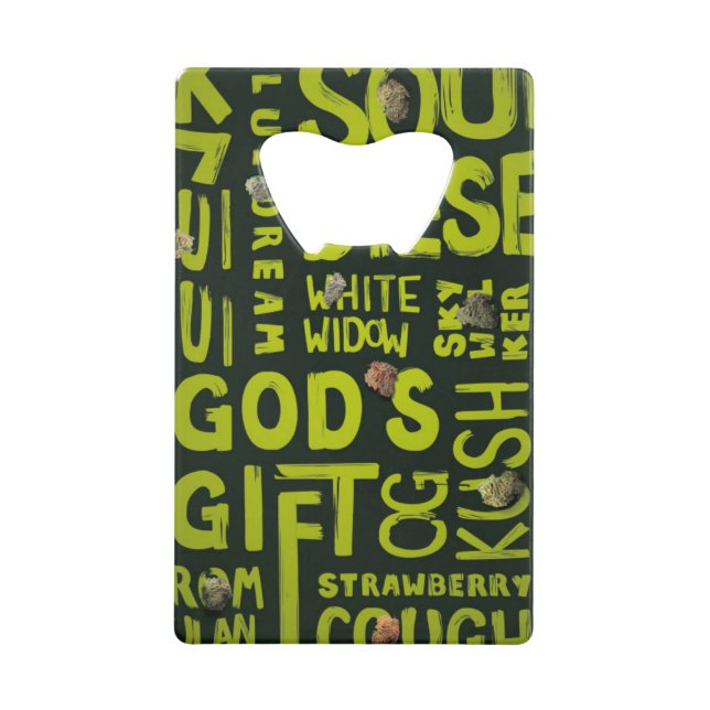 Abrebotellas De Tarjeta De Crédito Apodos (Anverso)