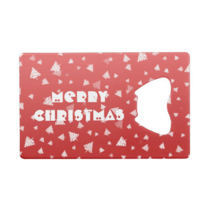 Abrebotellas De Tarjeta De Crédito Árbol de Navidad