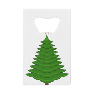 Abrebotellas De Tarjeta De Crédito Árbol de Navidad 40
