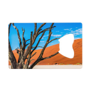 Abrebotellas De Tarjeta De Crédito Árbol muerto en Deadvlei, Namibia