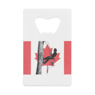 Abrebotellas De Tarjeta De Crédito Arborista CANADIENSE Árbol cirujano Chainsaw