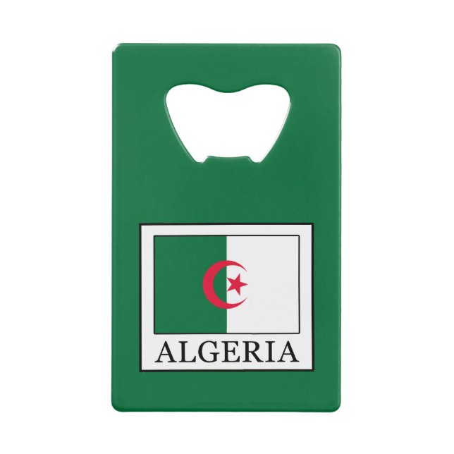 Abrebotellas De Tarjeta De Crédito Argelia (Anverso)