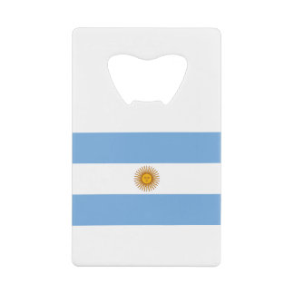 Abrebotellas De Tarjeta De Crédito Argentina Flag
