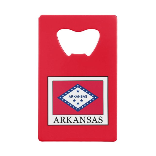 Abrebotellas De Tarjeta De Crédito Arkansas (Anverso)